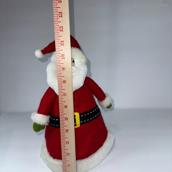 Pottery Barn Felted Santa Tree Topper Christmas Holiday 12" Classic Whimsical - Picture 10 of 12